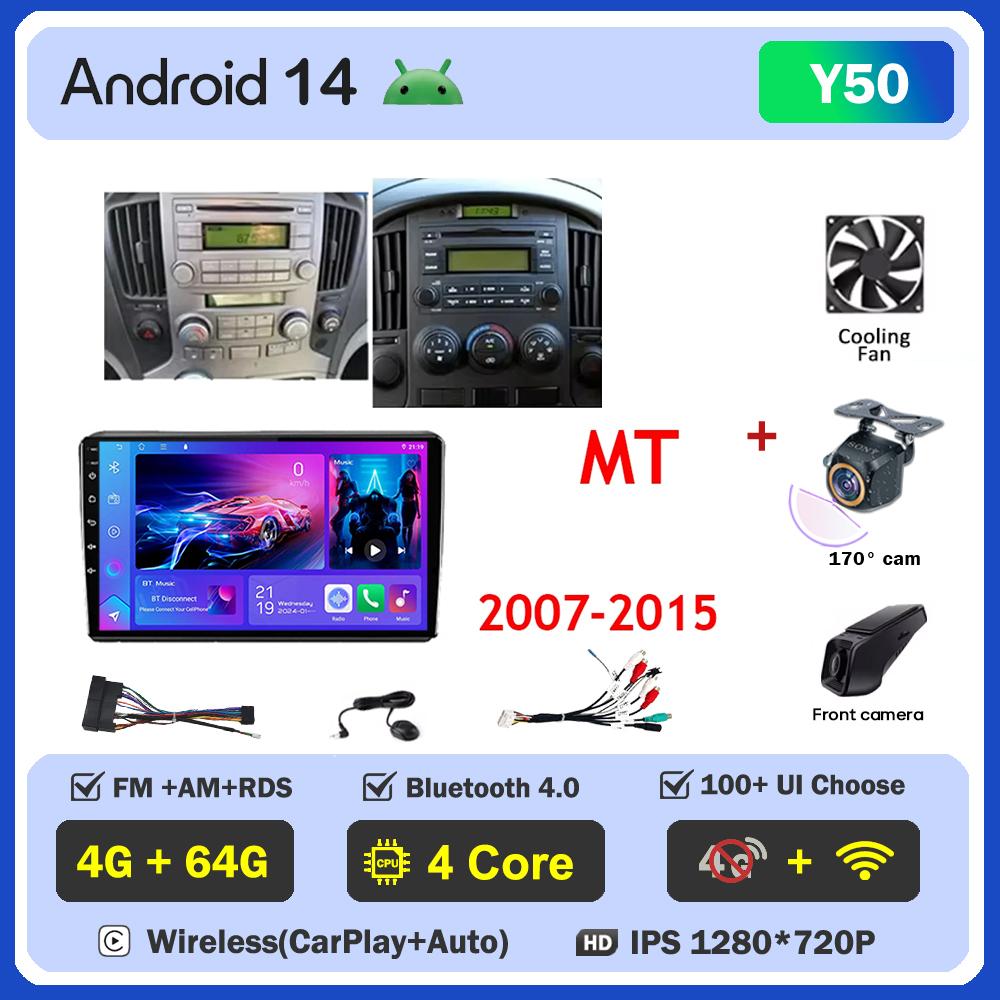 Pentru Hyundai H1 Grand Starex i8000 TQ 2007 - 2015 Player Radio Auto Ecran Carplay Auto Autoradio Mirror Link Carplay Android auto