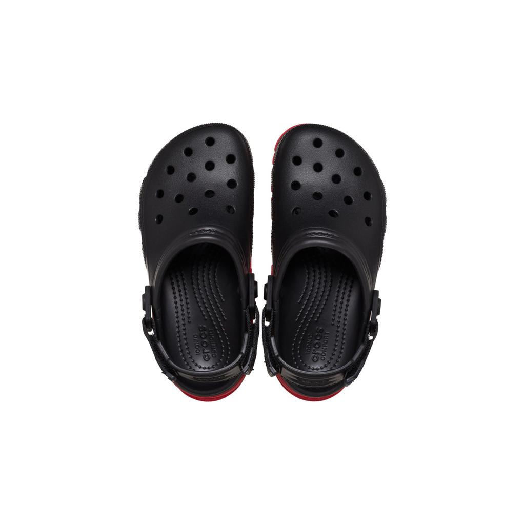 Crocs Comfortable Non-Slip Shock Absorbing Sandals Kids Sandals Black Red 208774-0WQ
