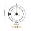 Nordic Style Home Wall Clock Creative Personality Living Room Aesthetics Office Cafe Shop Mute Timepiece Iron Round Clock9nine