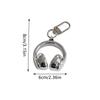 1PC Keychains DIY Accessories Bag Pendants Cute 3D Earphone Shape Y2K Ornament Creative Mobile Phone Pendants Funny Multicolor