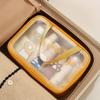 Large Capacity Cartoon PVC Cosmetic Bag Square Wash Pouch Cute Transparent Makeup Bag  Girl