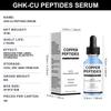 GHK-Cu Měděný Peptidový Sérum 30ml Hloubková Oprava Hydratační Anti-Wrinkle Zpevňující Peptidové Sérum Pleťové Sérum Rozjasnění Tónu Pleti