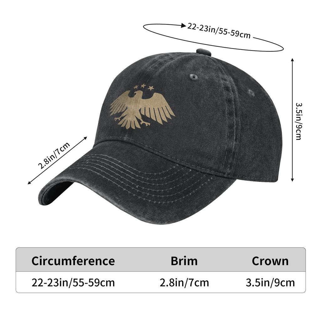 Herren Damen Adler Syriens 2025 Print Hut Mode Used Baumwolle Baseballkappe Verstellbar