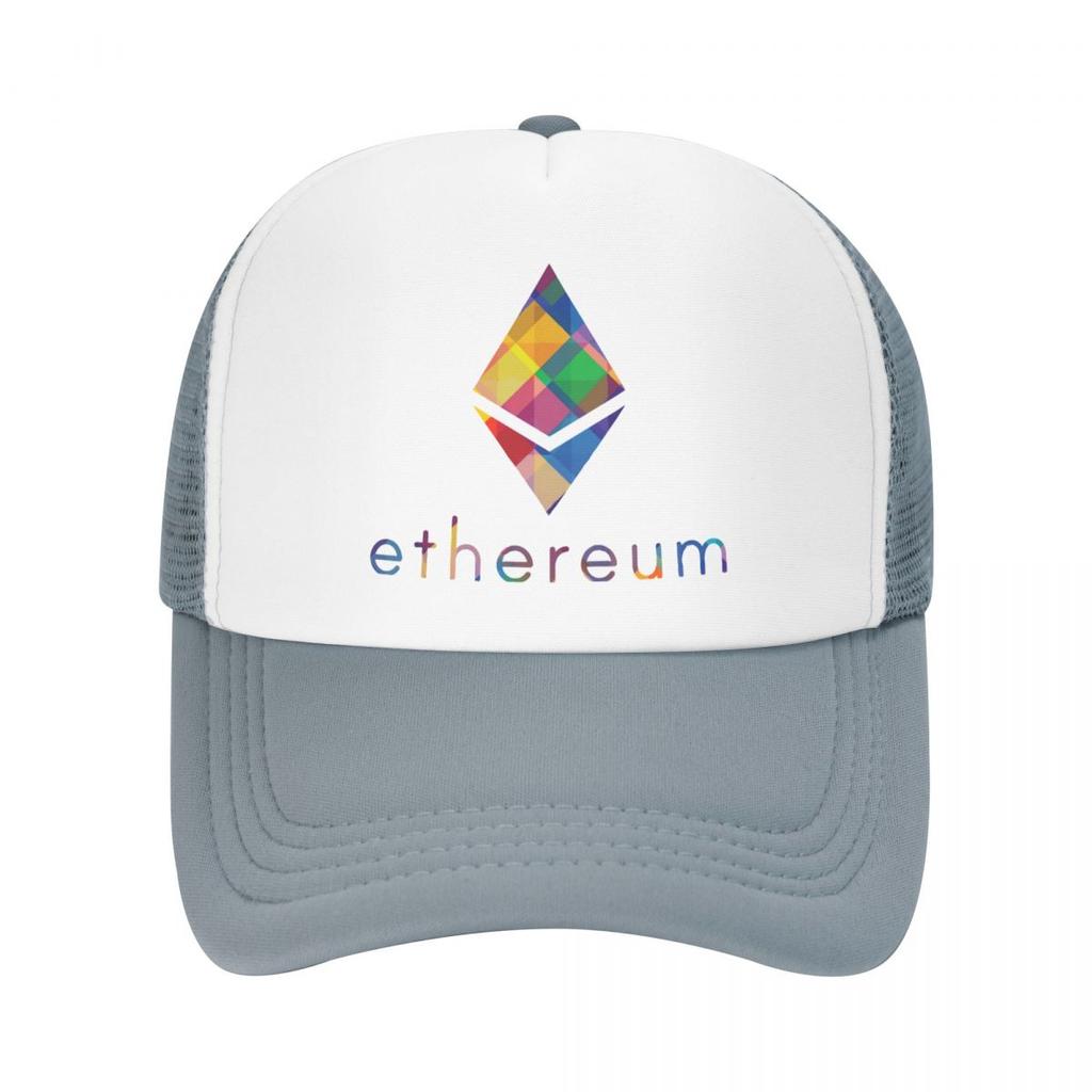Buy Crypto Coin Trucker Hats Ethereum Eth Mesh Net Baseball Cap Snapback  Stylish Kpop Adjustable Peaked Hat For Unisex Women at affordable prices —  free shipping, real reviews with photos — Joom