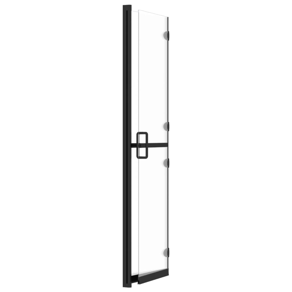 Vidaxl Foldable Shower Wall, Transparent Glass, 100X190 Cm