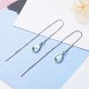 Lindon Women's Zircon Copper Alloy Earrings - Wedding Party Gift Pendant Earrings