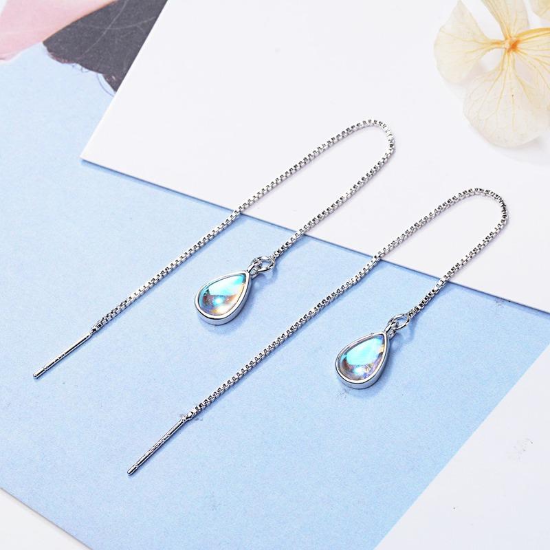 Lindon Women's Zircon Copper Alloy Earrings - Wedding Party Gift Pendant Earrings