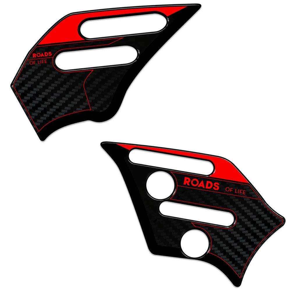 For Tracer 9 Red 2025 Motorcycle Accessories 3D Epoxy Sticker Protection Tank Pad Kit