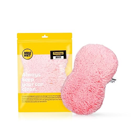 

[Magwet] MAGWET Flamingo Wash Pad FLAMINGO WASH PAD Car Wash Mitt Car Wash Sponge Microfiber Korean Towel