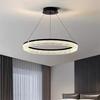 Light Luxury Italian Modern Chandelier - Grand Round Ring Nordic Lighting Fixture for Living Room or Hall