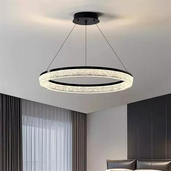 Light Luxury Italian Modern Chandelier - Grand Round Ring Nordic Lighting Fixture for Living Room or Hall
