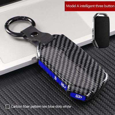 Carbon Car Smart Remote Key Case Cover For Kia Sportage K5 DL3 Niro Telluride Seltos Soul SK3 Ceed CD Sorento MQ4   2022