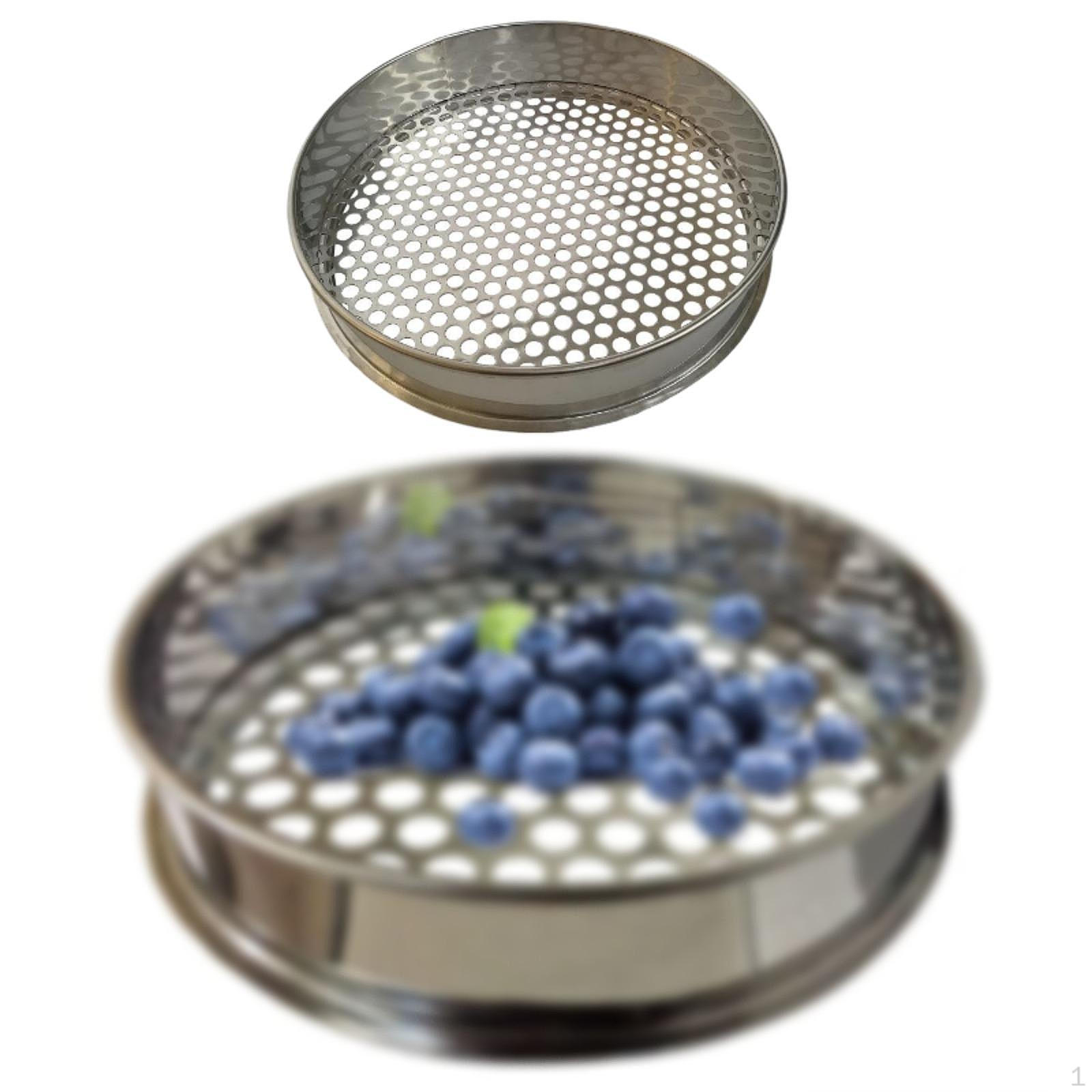 

Сито для чорниці, садовий фільтр, садовий ґрунт, портативний пісок із круглими отворами для дому 13mm