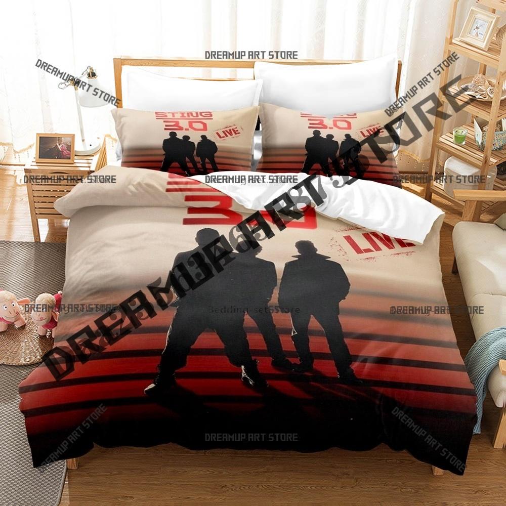 Fashion Sting 3.0 Hip Hop Bedding Set Single Twin Full Queen King Size Bed Set Kids Bedroom Duvetcover Sets Bed Sheet Set
