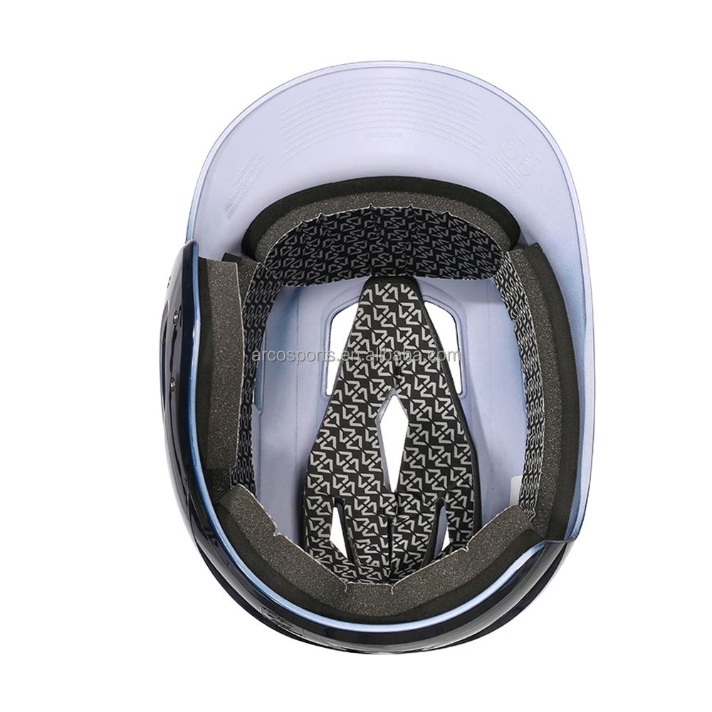 Casque de sécurité standard haute qualité résistant aux chocs Casque de receveur de baseball confortable et respirant