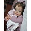 24in elÃvÃn nÃkÃ¶inen Reborn Baby Dolls Suesue silikoni kangas kÃsintehty pikkulapsi tyttÃ¶ nukke