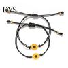 2 Stück Damen Mädchen Sonnenblume verstellbare Armbänder Freundschaft Schmuck Dekoration