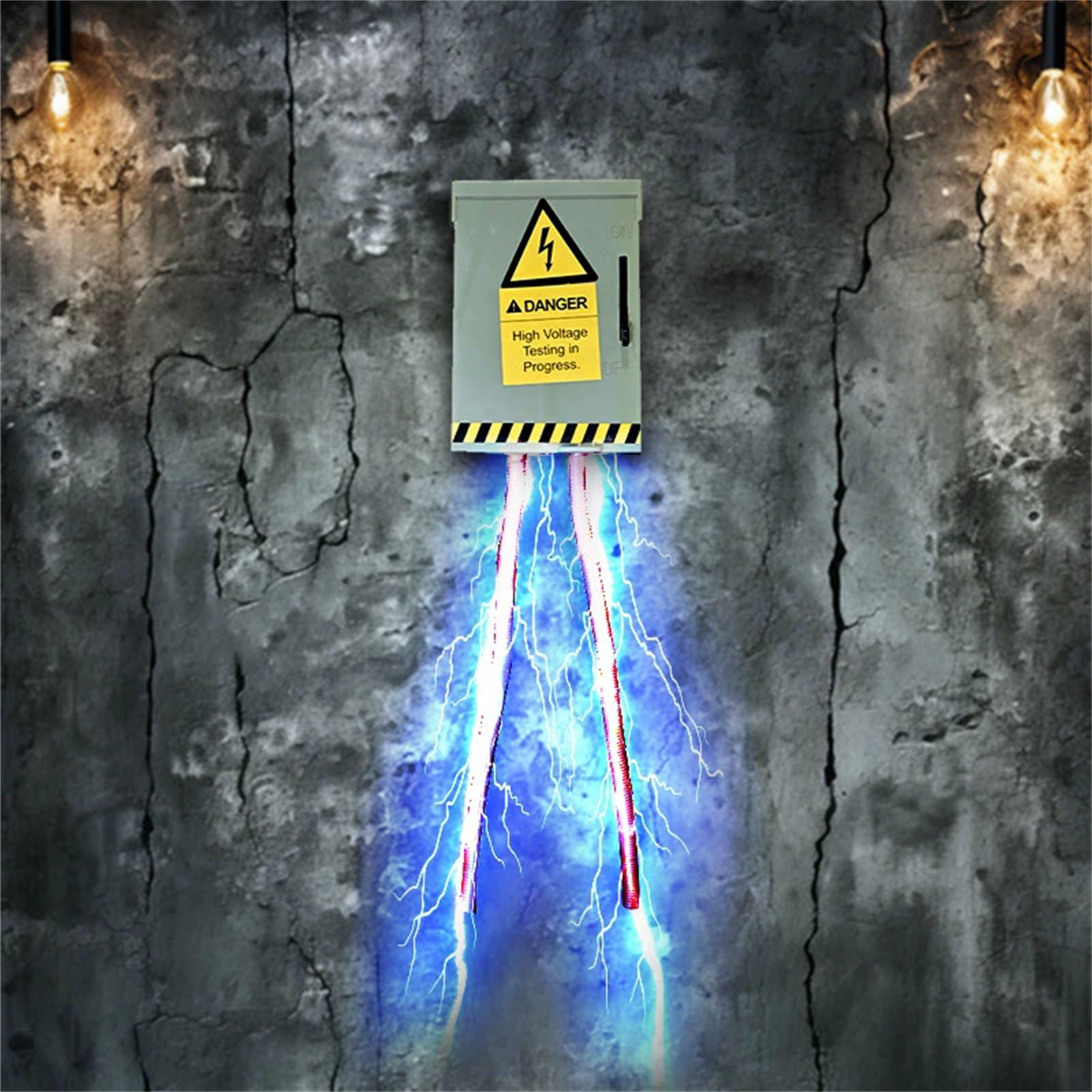 

Хэллоуинские пугалки в доме с привидениями, электрические коробки-реквизиты со светом и звуком, ужасающая атмосфера, розыгрыши для украшения площадки One Size