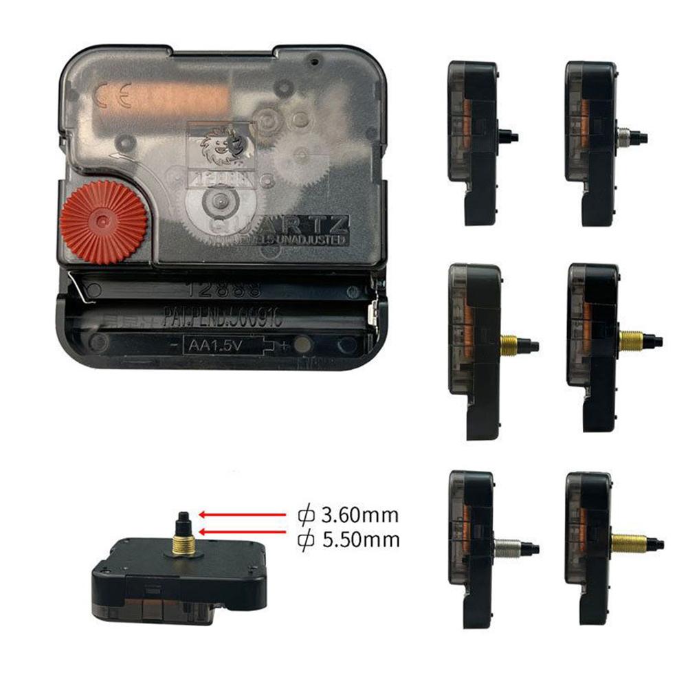 12-hour Clock Movement 1pc 3-hand 5 Movements Metal Modern