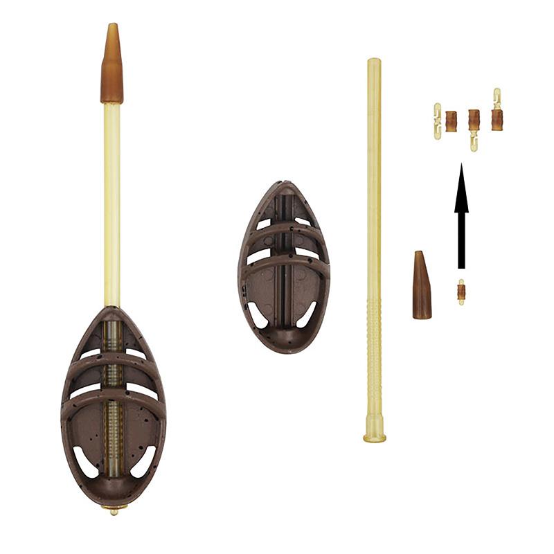 

Carp Fishing Method Feeder, Fishing Bait Cage With Mould, Quick Changed Zinc Alloy Bait Cage, Suitable For Long Casting Carp Fis