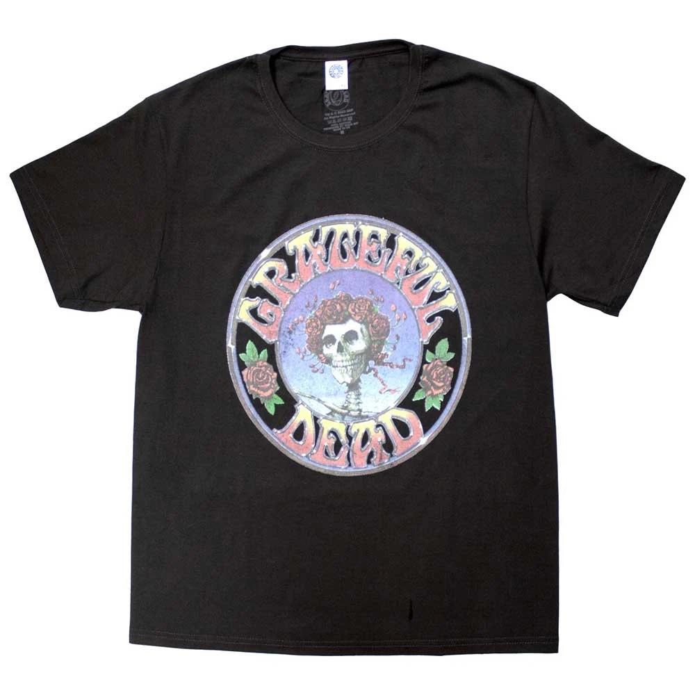 Grateful Dead T Shirt Bertha Circle Vintage Wash new Official Mens Charcoal Grey XL