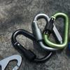 5pcs Aluminium Alloy Carabiner Clip Set Tourist Hooks Fishing Carbin Buckle Caribiner Key Holder Keychain Camping Karabiners