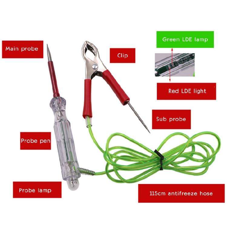 Car Truck Circuit Tester Light Bulb Circuit Tester Pen Universal Car Repair Tool