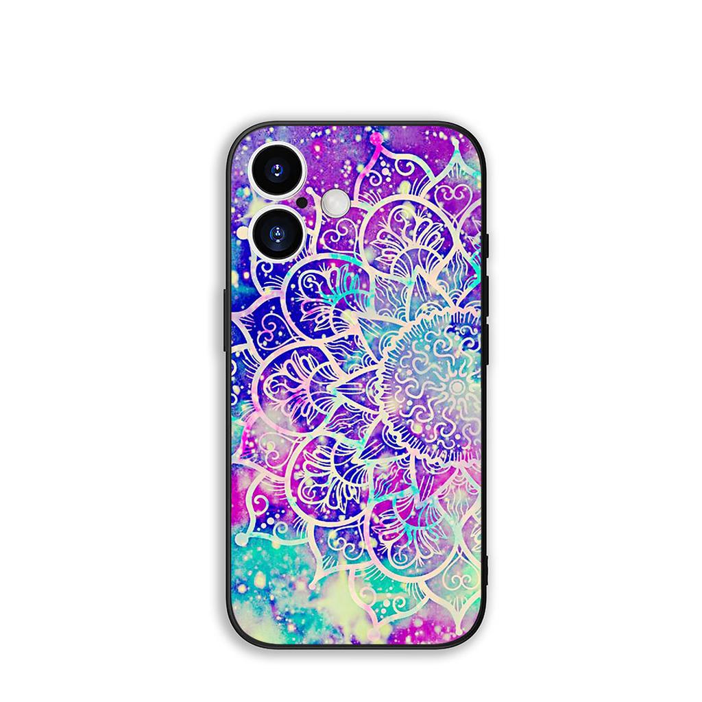 for Samsung Galaxy S25 S23 S22 S24 FE Ultra Plus A56 A05 A06 A15 A16 A57 S7 Edge Case Floral Paisley Texture Mandala Flower