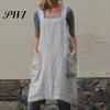 Washable Cooking Apron Solid Color Crisscross Back with Pockets Garden Fine Workmanship Baking Accessories