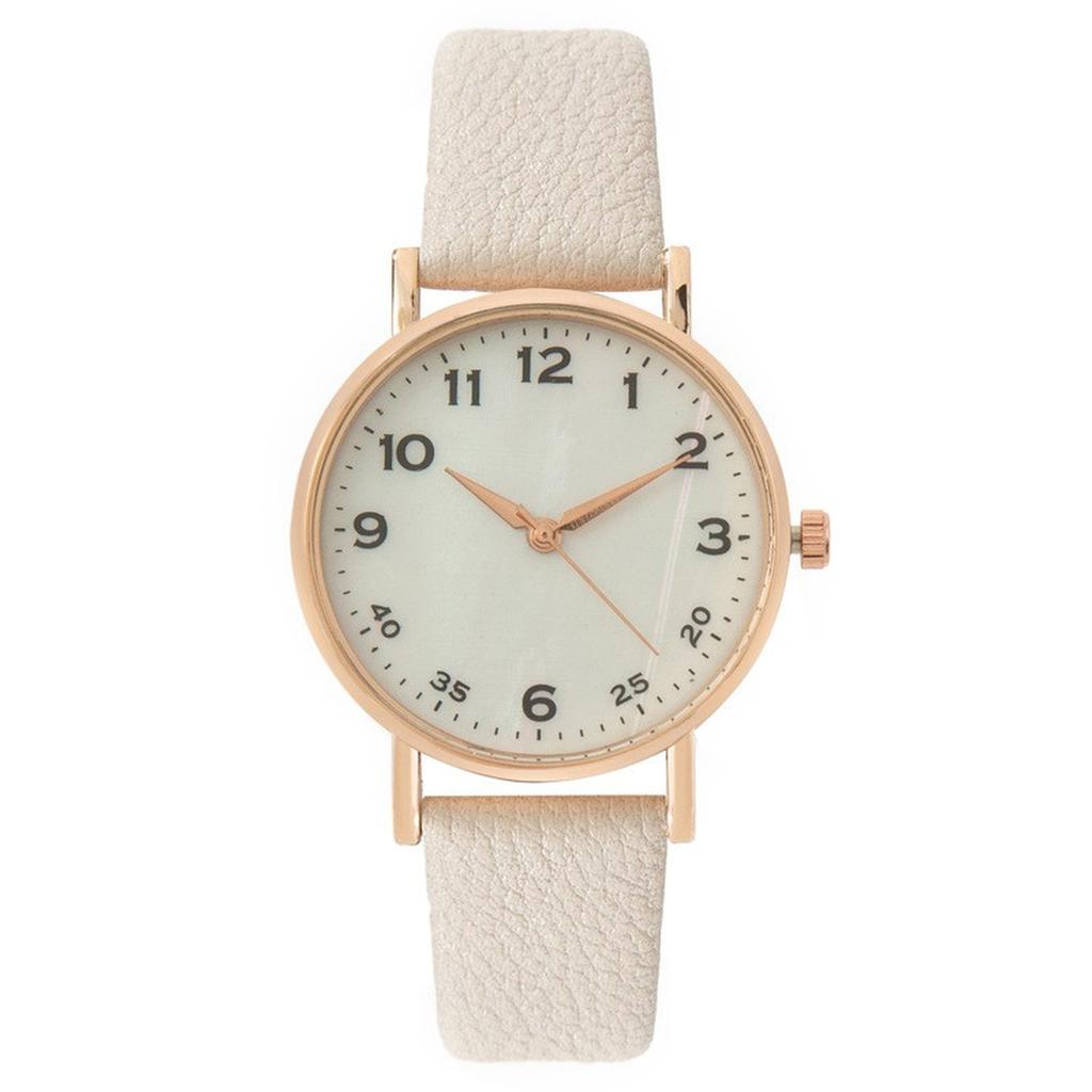 Dámské módní kožené hodinky