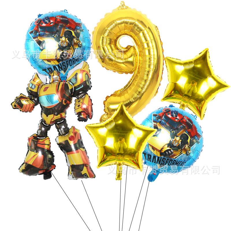 6 ks fóliové balónky narozeninový motiv Party dekorace Potřeby pro miminko Chlapecké děti Hračky Air Globos