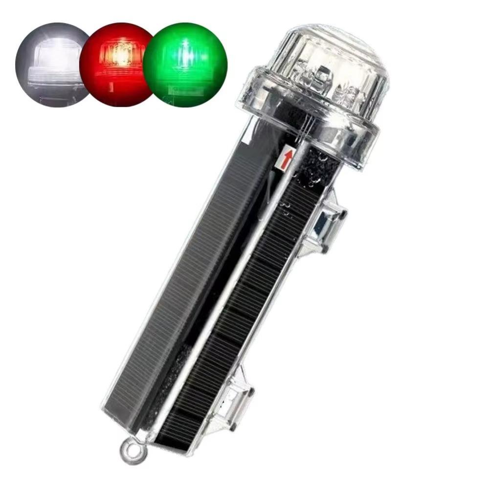 

Solar Powered Solar Ocean Signal Light Waterproof Navigation Signal Light Fishing Boat 3 Colors