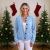 Women'S  Sweater Cute Fun Printing Sweater Fall And Winter Long Sleeve Knitted Sweater
