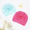 Newborn Hat Soft Stylish Polyester Cotton Big Flower Baby Cap for Little Girl