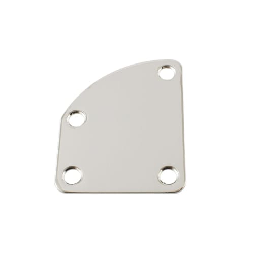 ALLPARTS Curved Neck Joint Plate, Chrome, AP-0602-010