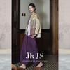JK&JS New Chinese-Style Floral Jacquard Jacket