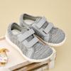 Children's Wide Toe Breathable Mesh Outdoor Shoes, Low-Top Velcro, for Boys and Girls.