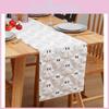 Ghost Black Eye Tablecloth With Double Sided Embroidery Party Dinner Displays