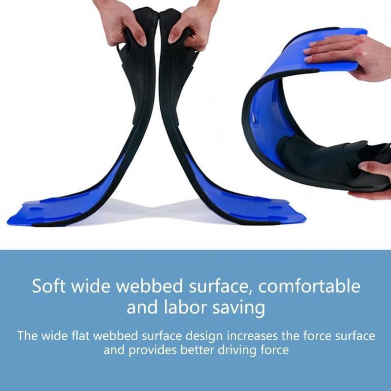 Scubas Diving Gear Full Foot Long Silicone Fins Snorkeling Swimming Diving Floating Fins TPR Non-Slip Swimming Flippers