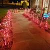 Solar Christmas Cane Light LED Christmas Cane Lamp with Ground Spike Waterproof Candy Cane Fairy Lights Xmas Decoration Lighting