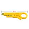 Cable Wire Punch Cutter Stripper Manual Pliers Essential Yellow Cable Stripper Tool for CAT 5 CAT 5e and CAT 6 Data Cables