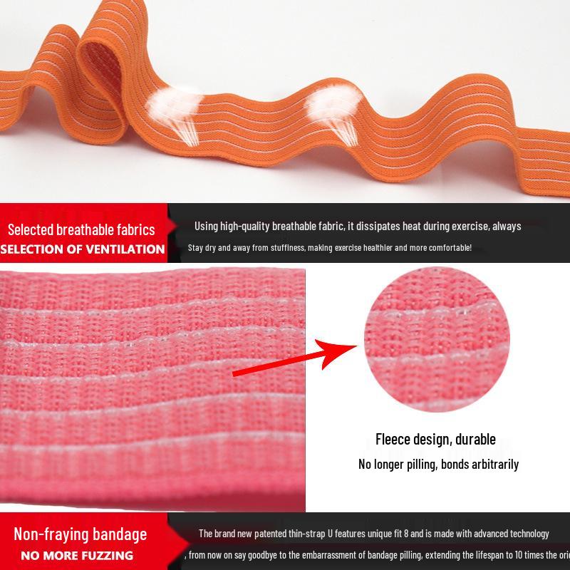 Self-Adhesive Sports Compression Wrap for Wrist, Elbow, Knee, Ankle, Waist, and Thigh Support