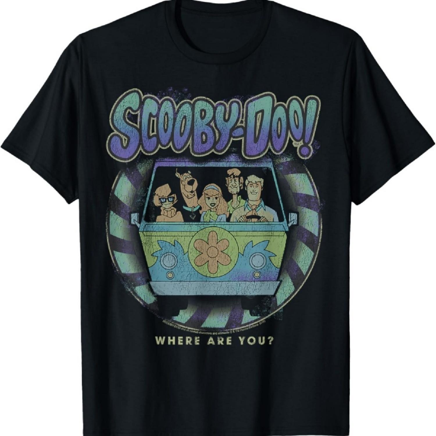 Футболка Scooby-Doo Where Are You Groovy Mystery Machine XXXXXL разноцветный