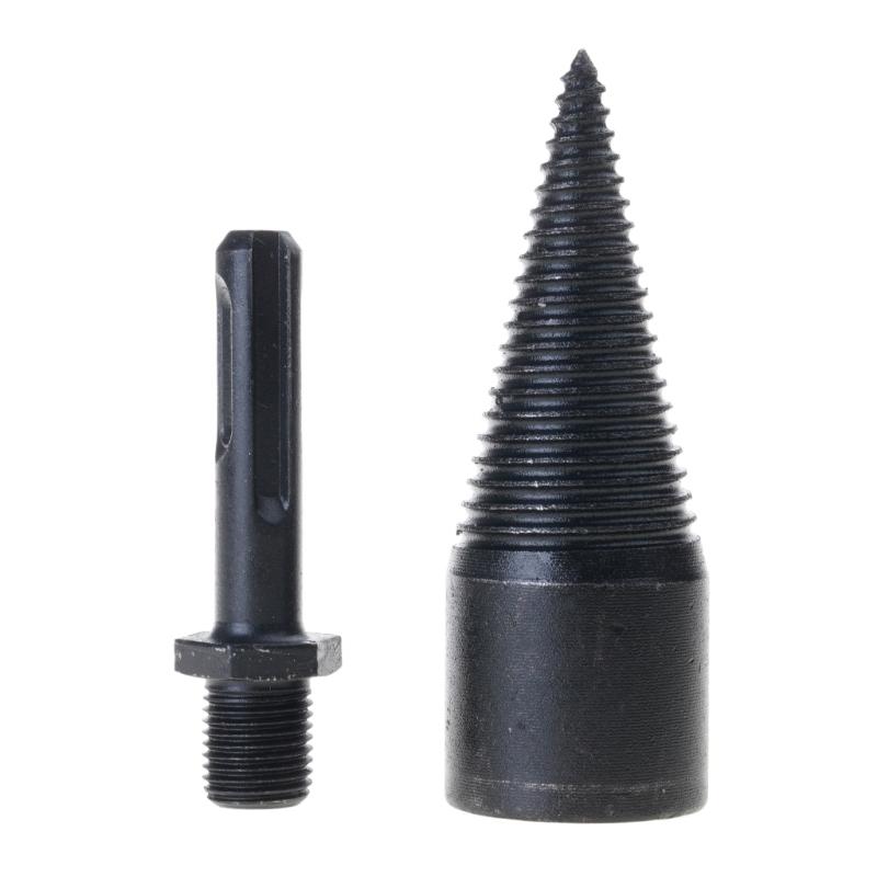 Wood Log Splitter Firewood Drill Bit Tool Steel Logs Splitters Electric Drills Bits Heavy Duty Screw Cone Driver Steel