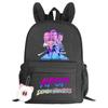 Kids Rabbit Ear Backpack Girls Kpop Zoey Mira Rumi Rumi Mira Zoey Printed Student School Bag