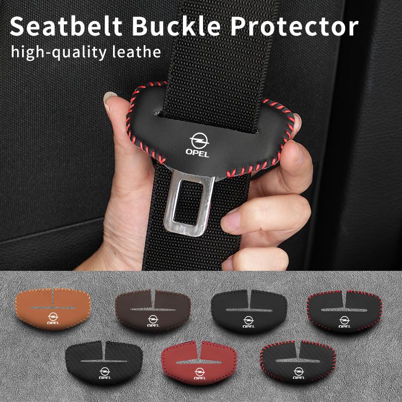Car Accessories Seat Belt Buckle Anti-scratch Protector Cover For Opel Corsa Astra Insignia Vectra Zafira Meriva Mokka Grandland