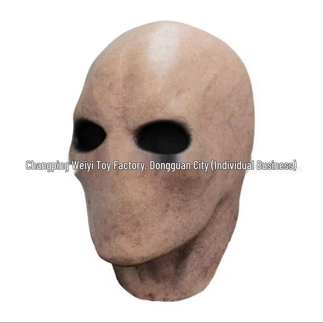 Halloween Scarecrow Alien Mask - Mouthless Latex Headgear
