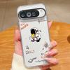 Cartoon Astronaut Pattern TPU Phone Case For Google Pixel 10 9 8 7 Pro Pixel 9 10 Pro XL 7A 8A 9A Soft Silicone Clear Back Cover