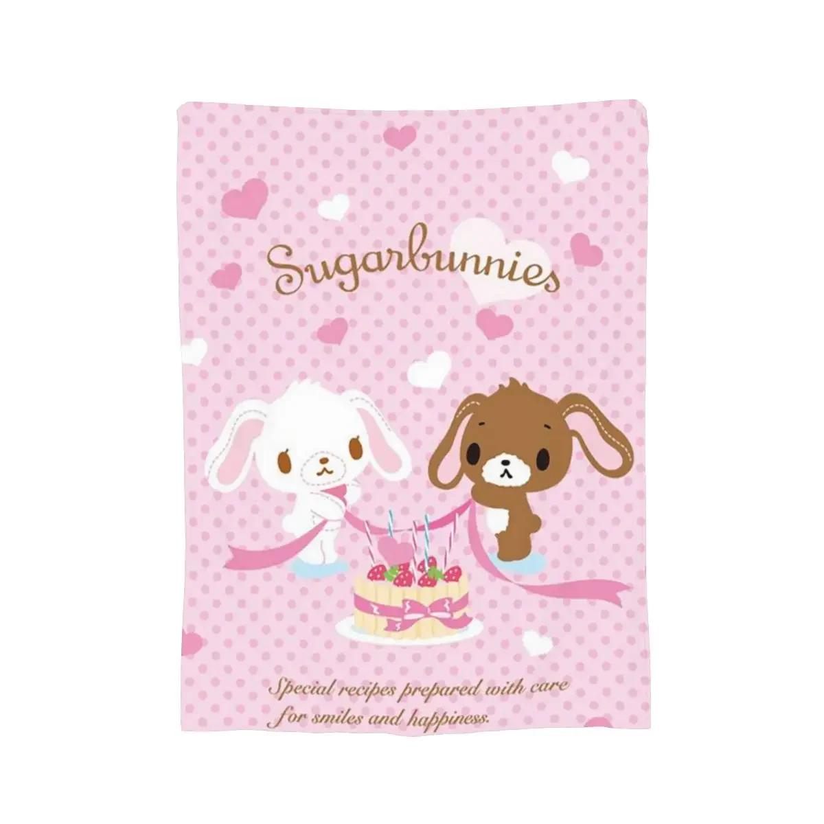 

Одеяла Sugarbunnies Мягкое Теплое Фланелевое Одеяло-Плед Постельное Белье для Кровати Гостиной Пикника Путешествий Дома Дивана 30x40in