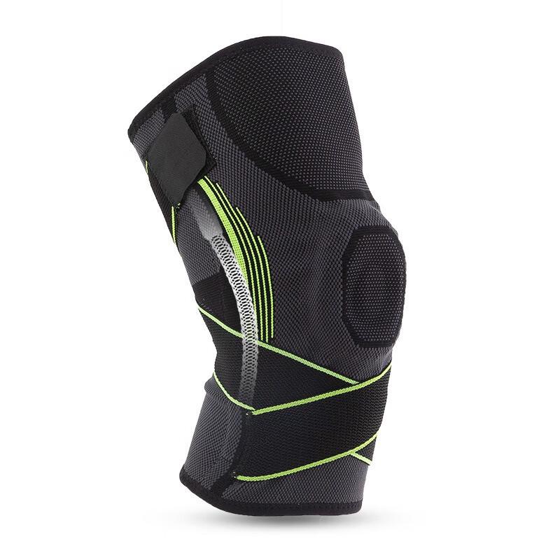 Silicone Spring Support Sports Knee Brace